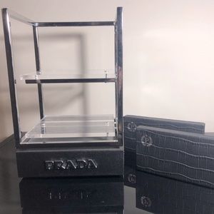 Prada Display Authentic Store Decor Includes 2 Plaques With Logo